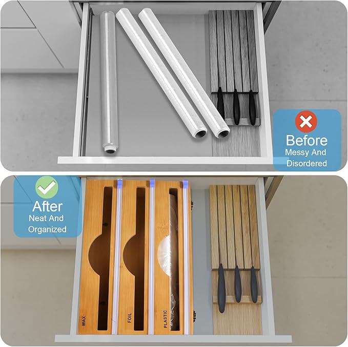 ✨ Distributeur de Papier en Bambou 3 en 1 ✨