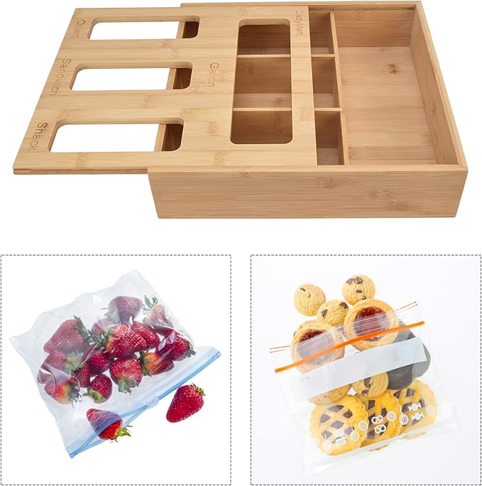 Pack distributeurs en bambou 2-en-1