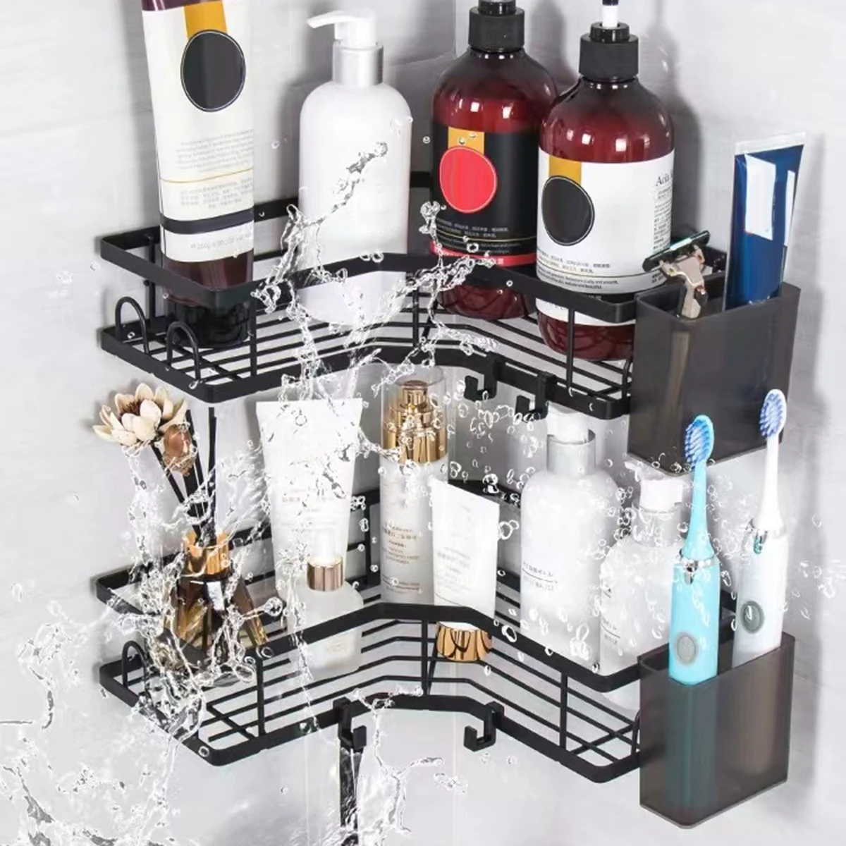 đż Caddie de Douche d'Angle â Rangement Pratique et ĂlĂ©gant âš
