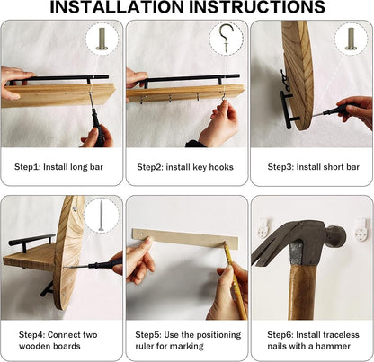 Porte-clés pour décoration murale 🔑✨