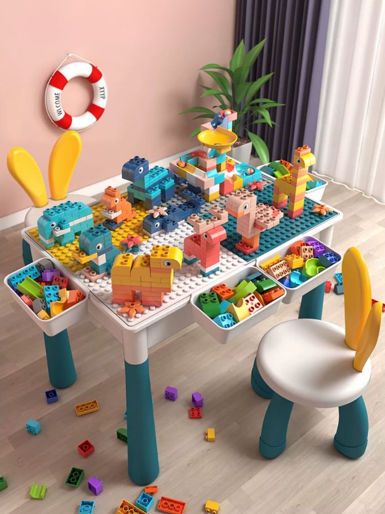 LA TABLE MULTI-ACTIVITÉS ULTIME POUR ENFANTS (264 blocs)