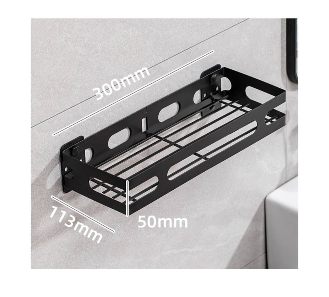 🧼 Pack 3 pcs de Étagère Murale de Salle de Bain💧