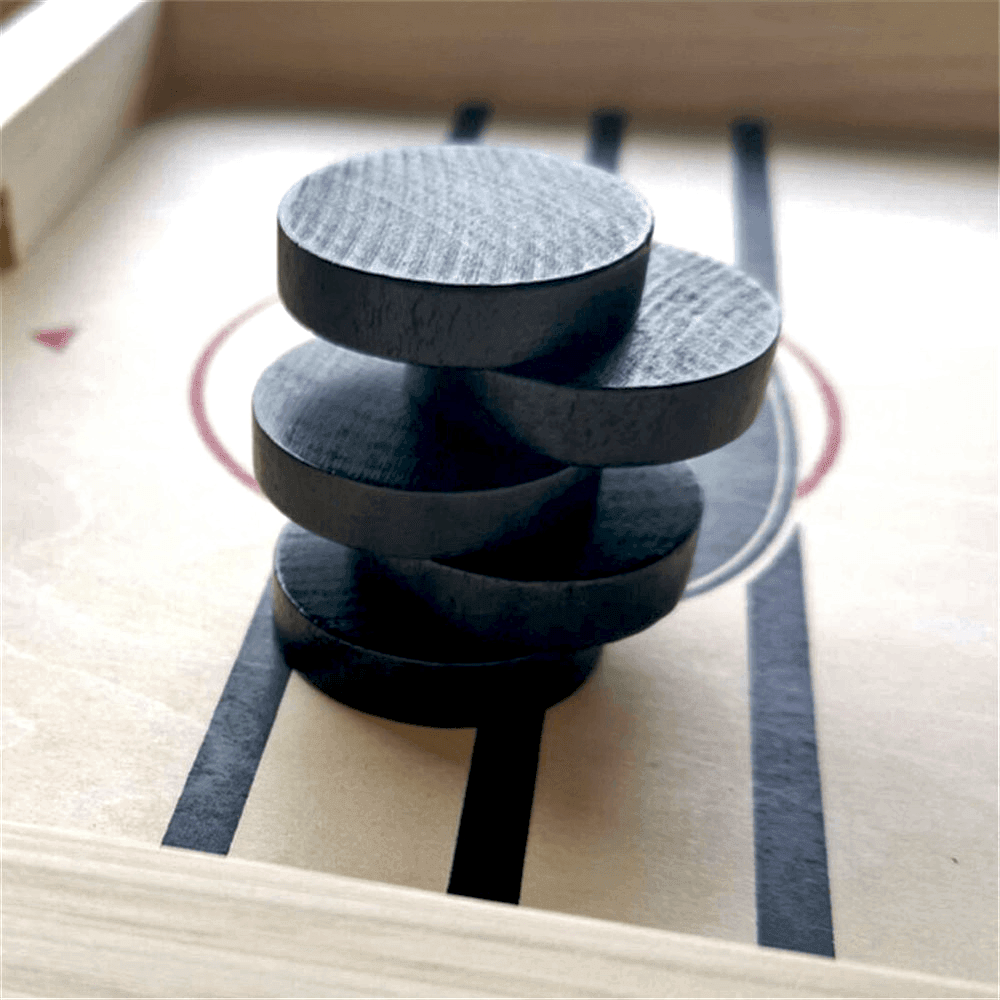 JEU DE HOCKEY EN BOIS 2 EN 1 - Cachou