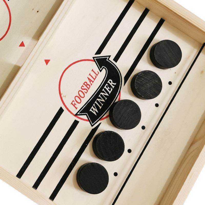 JEU DE HOCKEY EN BOIS 2 EN 1 - Cachou